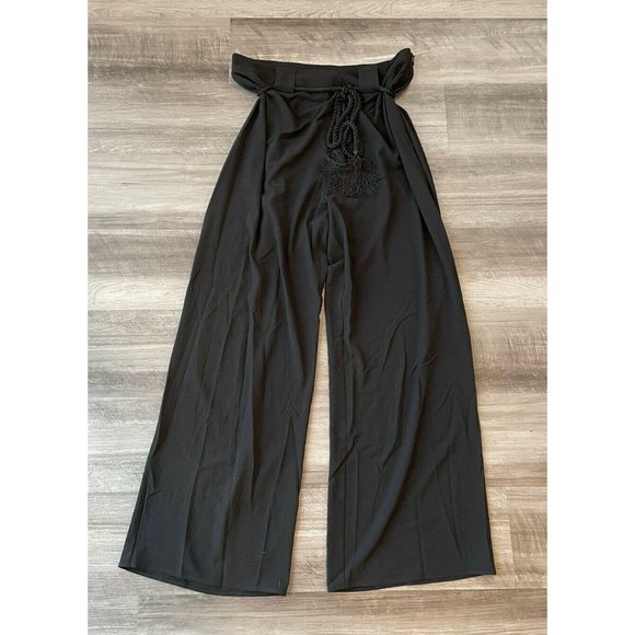 City Chic Pants - City Chic Black Crepe Dress Pants Wide Leg 16 NWT